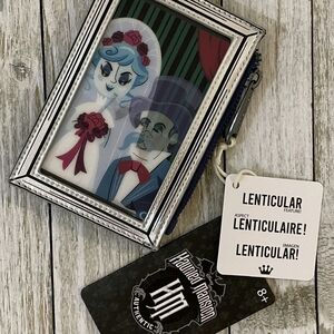 Loungefly Haunted Mansion Lenticular Wallet - Blue and Red